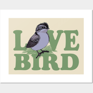 Fantail Bird Lover Design Posters and Art